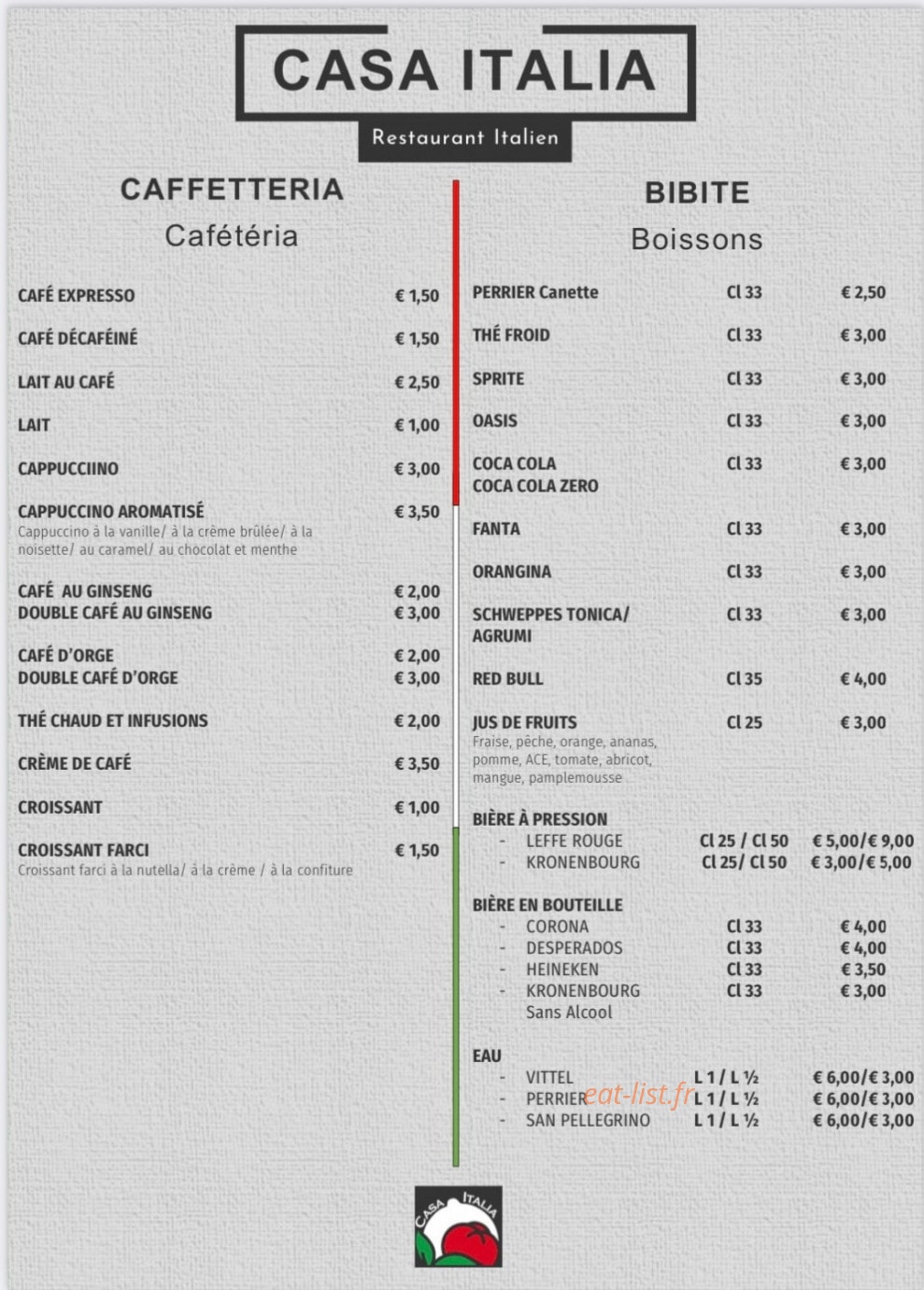 Casa Italia — carte page 5
