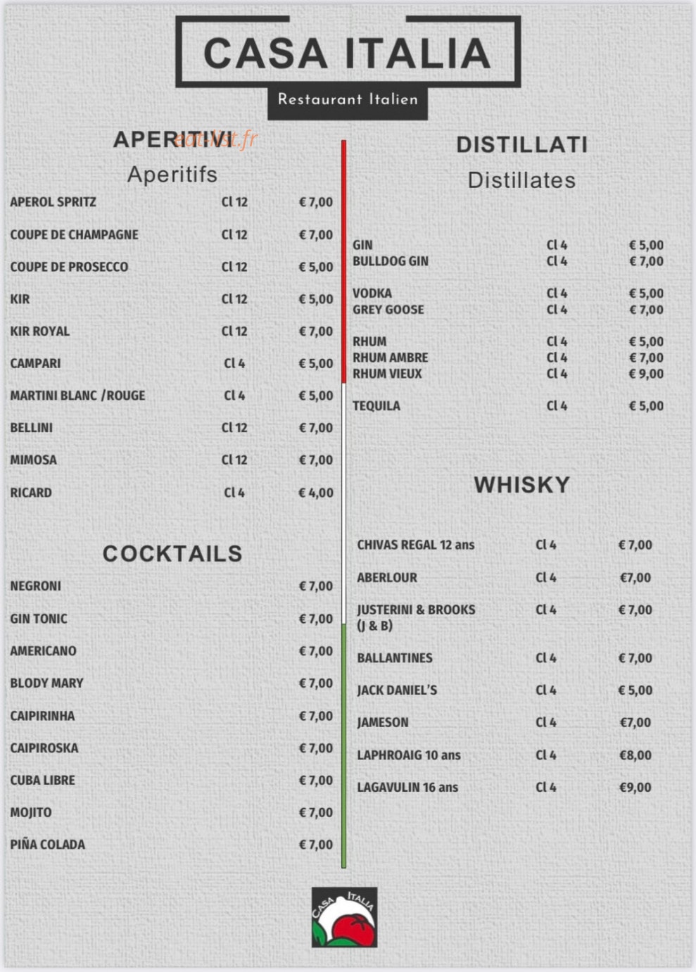 Casa Italia — carte page 7