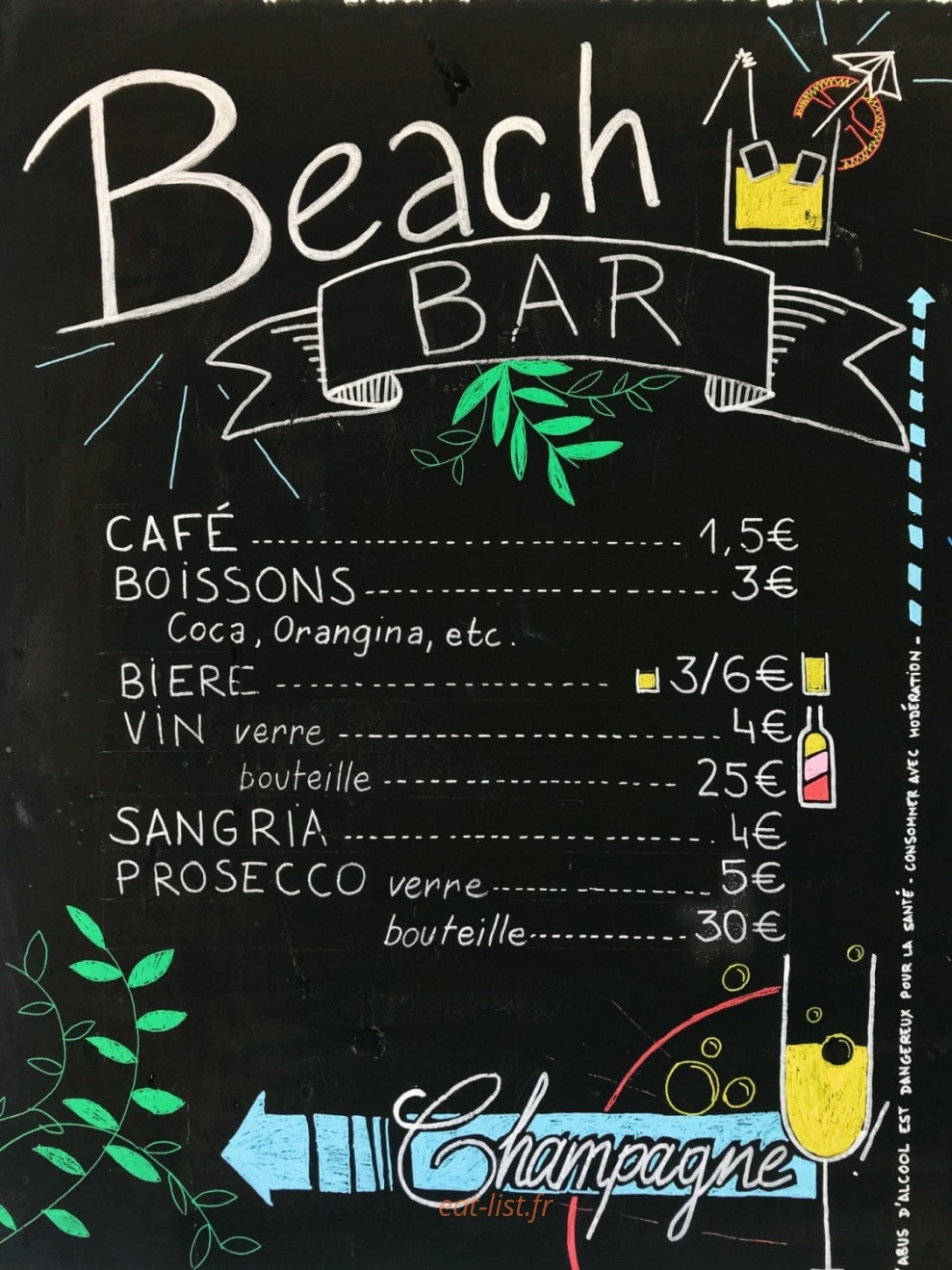 Chill House — carte page 2