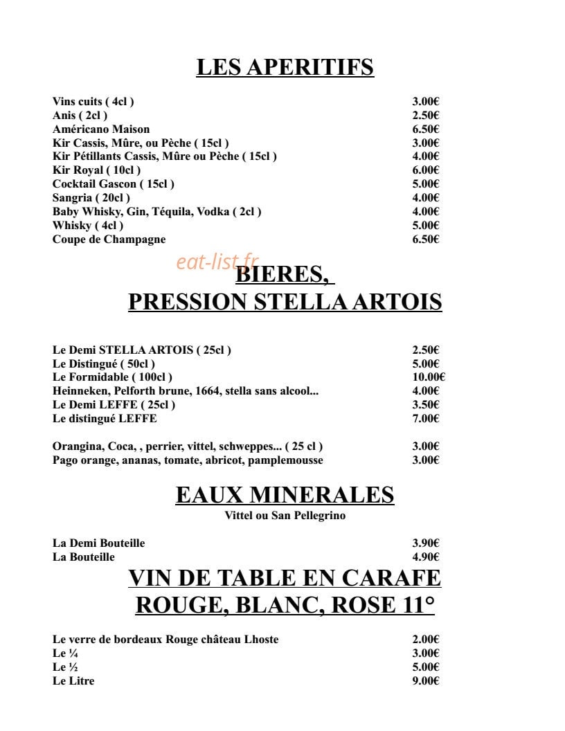 Hôtel du centre — carte page 1