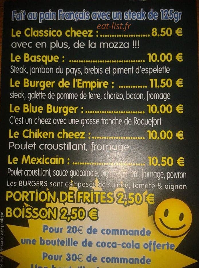 Keny's — carte page 2