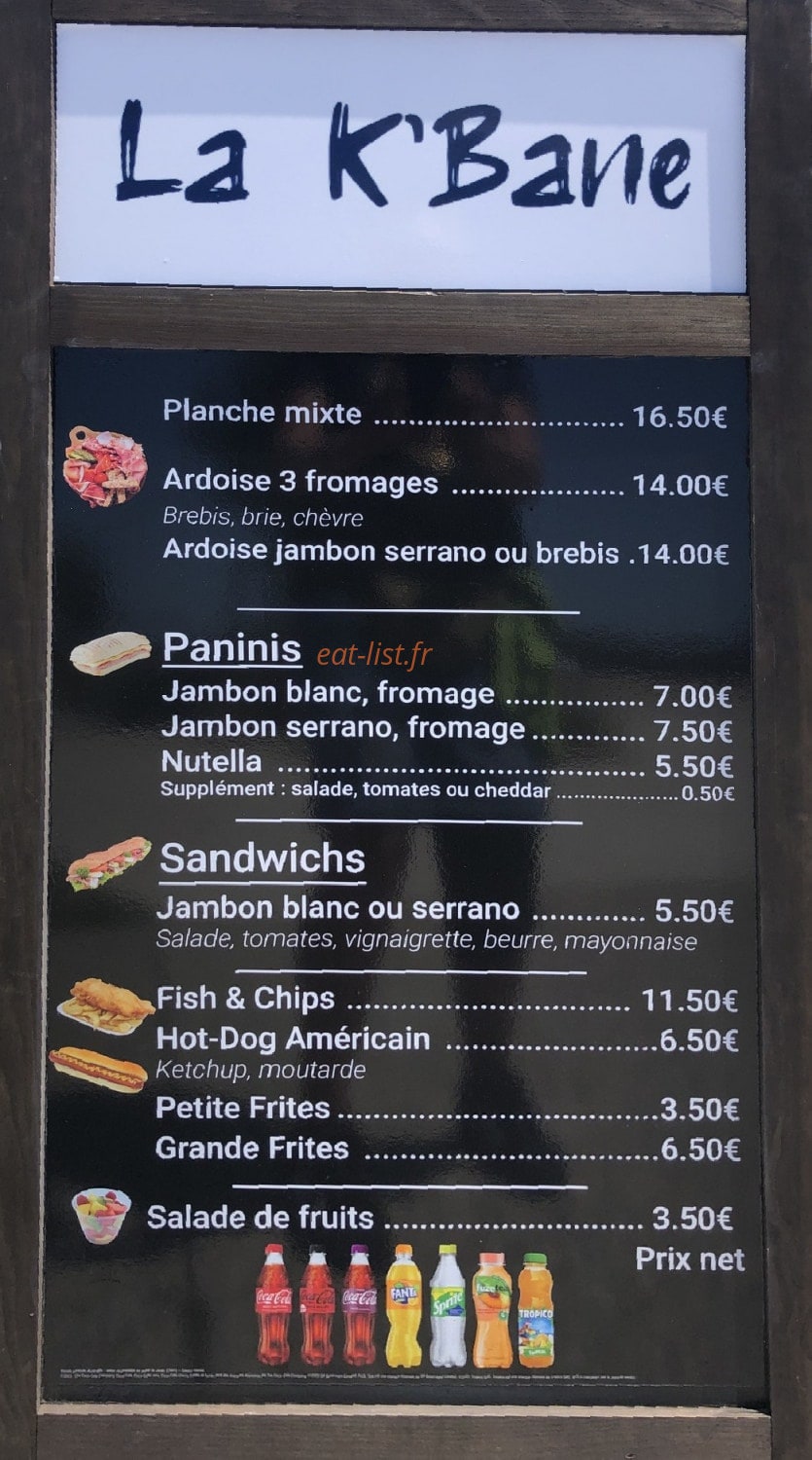 La K'bane — carte page 1