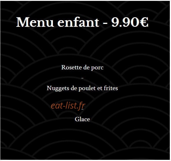 Le Bistrot de la Mer — carte page 8
