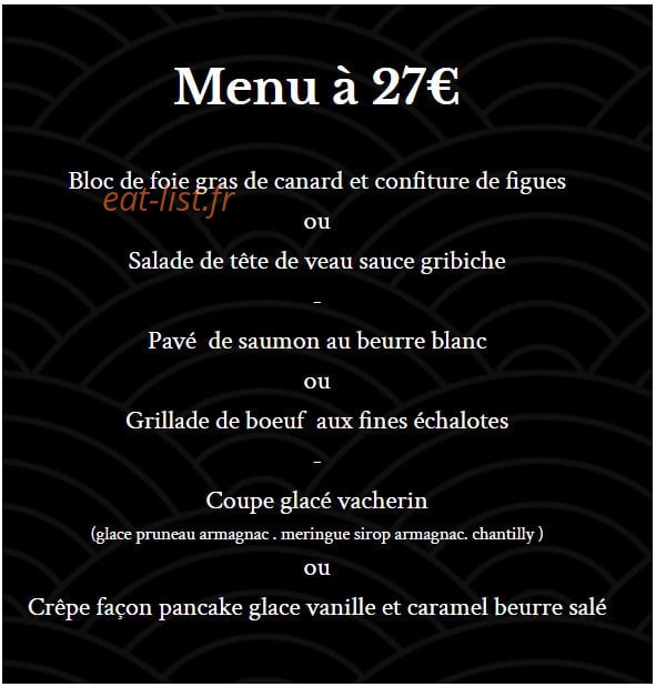Le Bistrot de la Mer — carte page 6