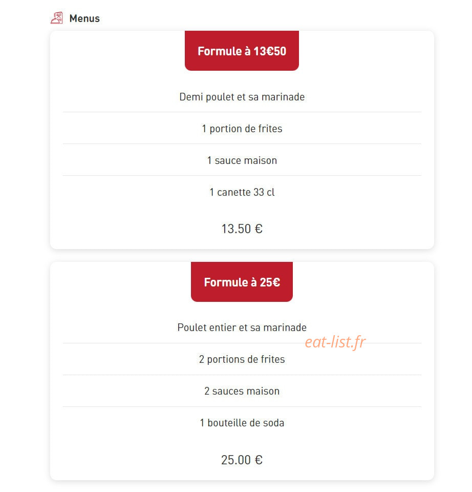 Le Grill — carte page 2