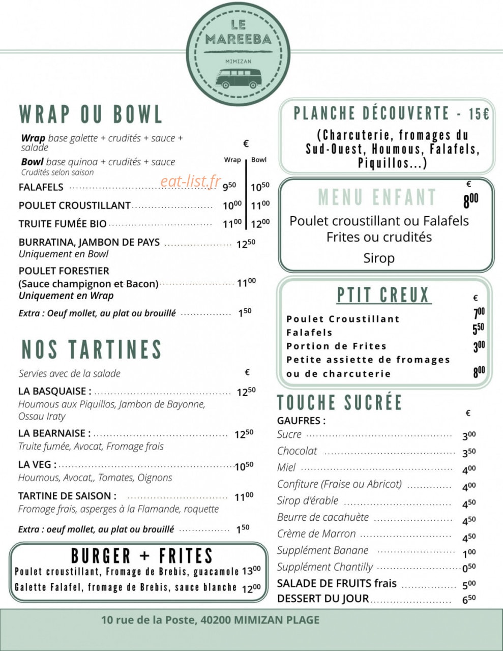 Le Mareeba — carte page 1