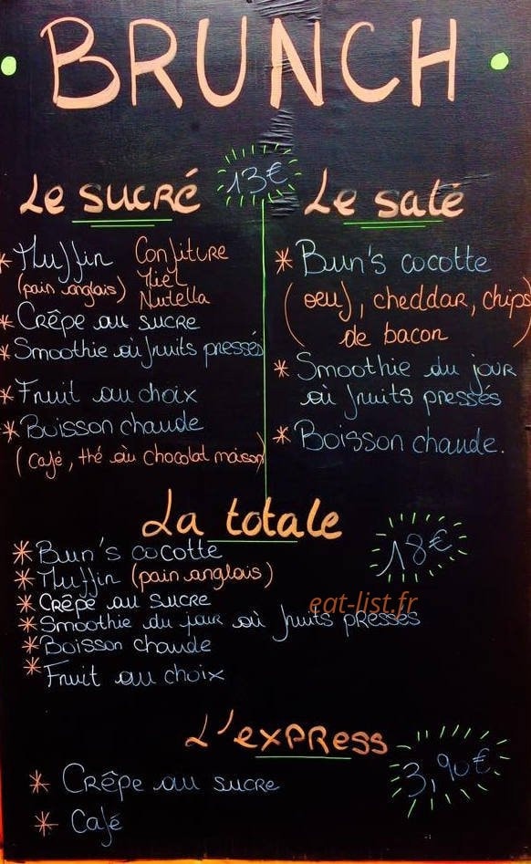 Le Spot — carte page 1