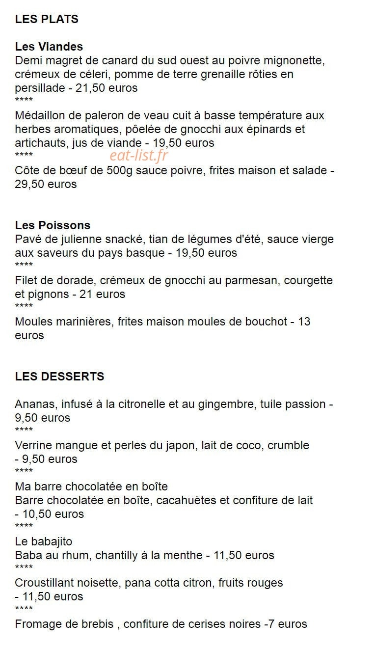 Ô Courant — carte page 2