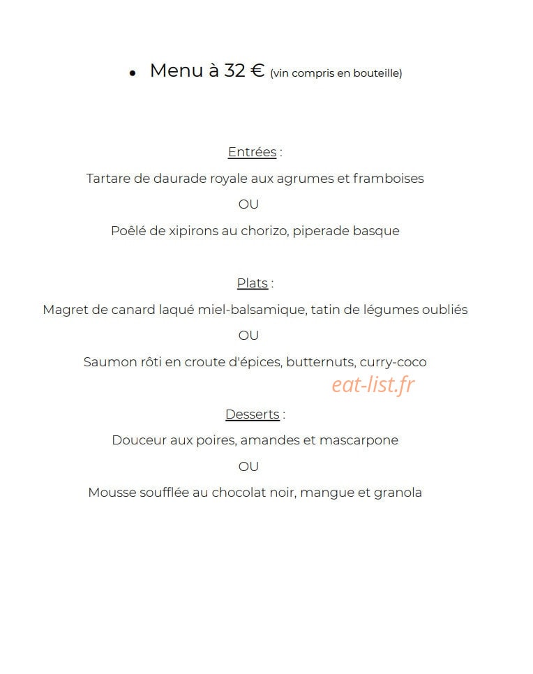 Bar Restaurant Lairrial — carte page 8