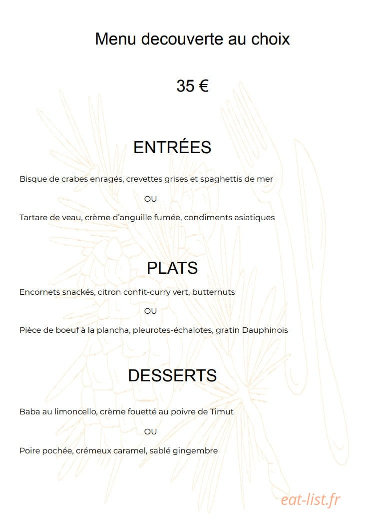 Bar Restaurant Lairrial — carte page 2