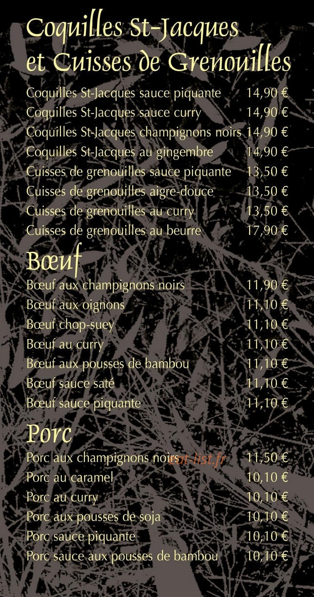 Soleil d'Asie — carte page 2