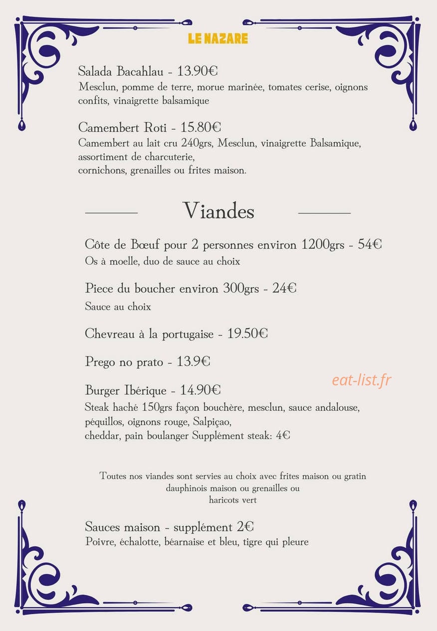 Le Nazaré — carte page 2