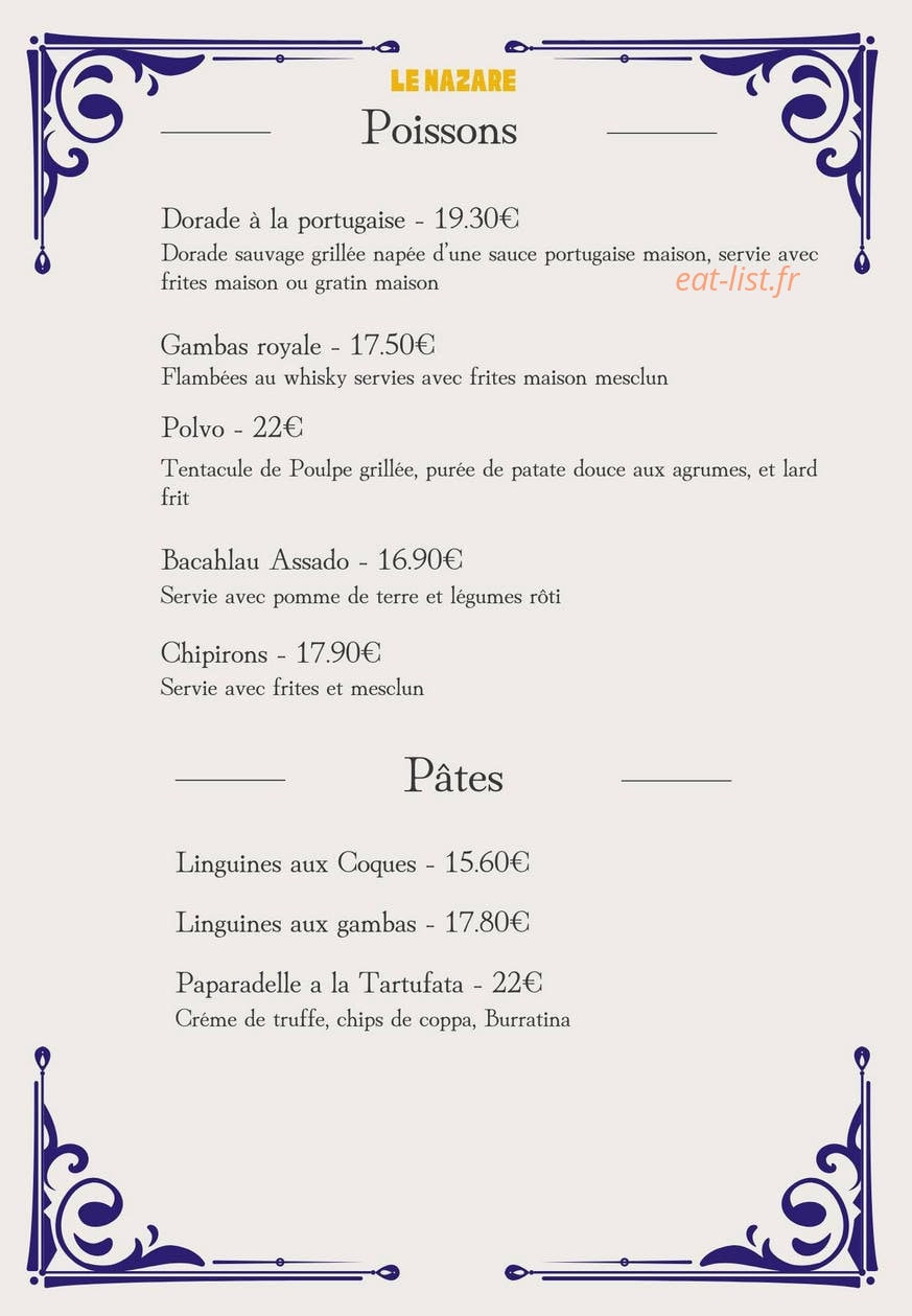 Le Nazaré — carte page 3