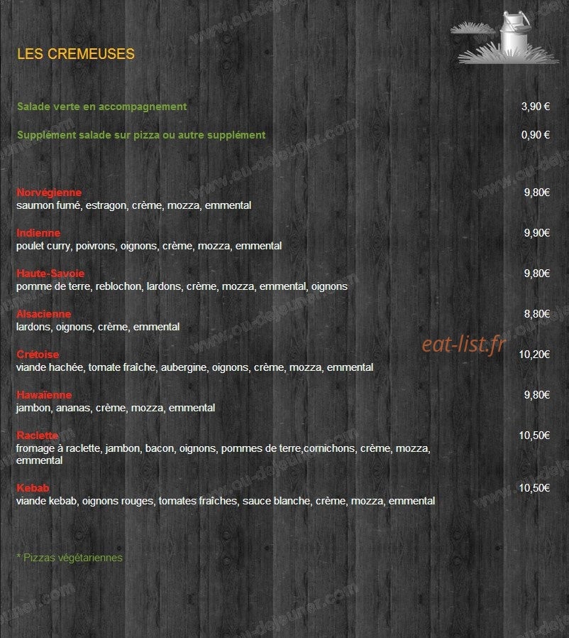 Pizza Nicolass — carte page 2