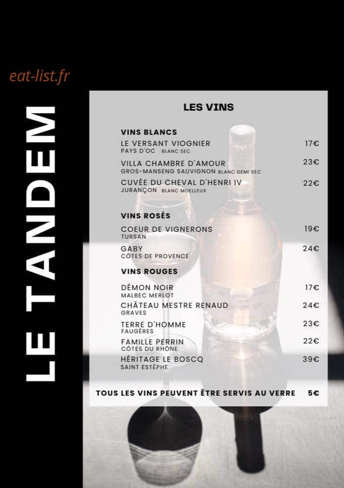 Le Tandem — carte page 5