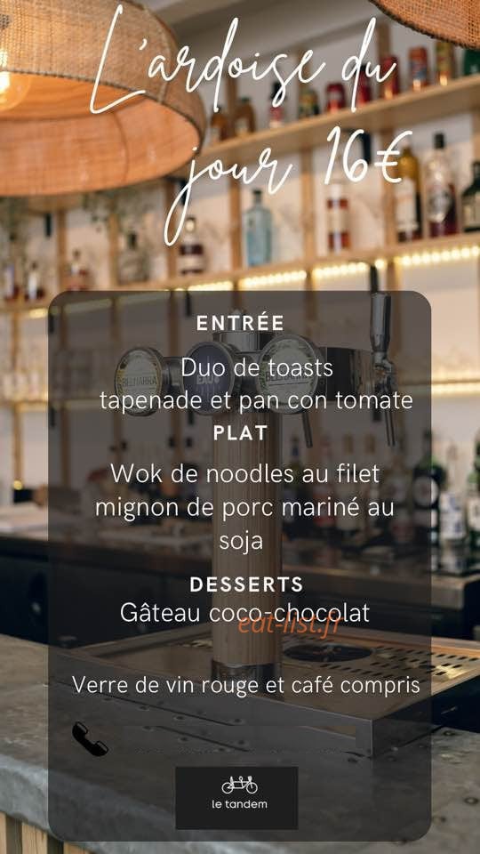 Le Tandem — carte page 7