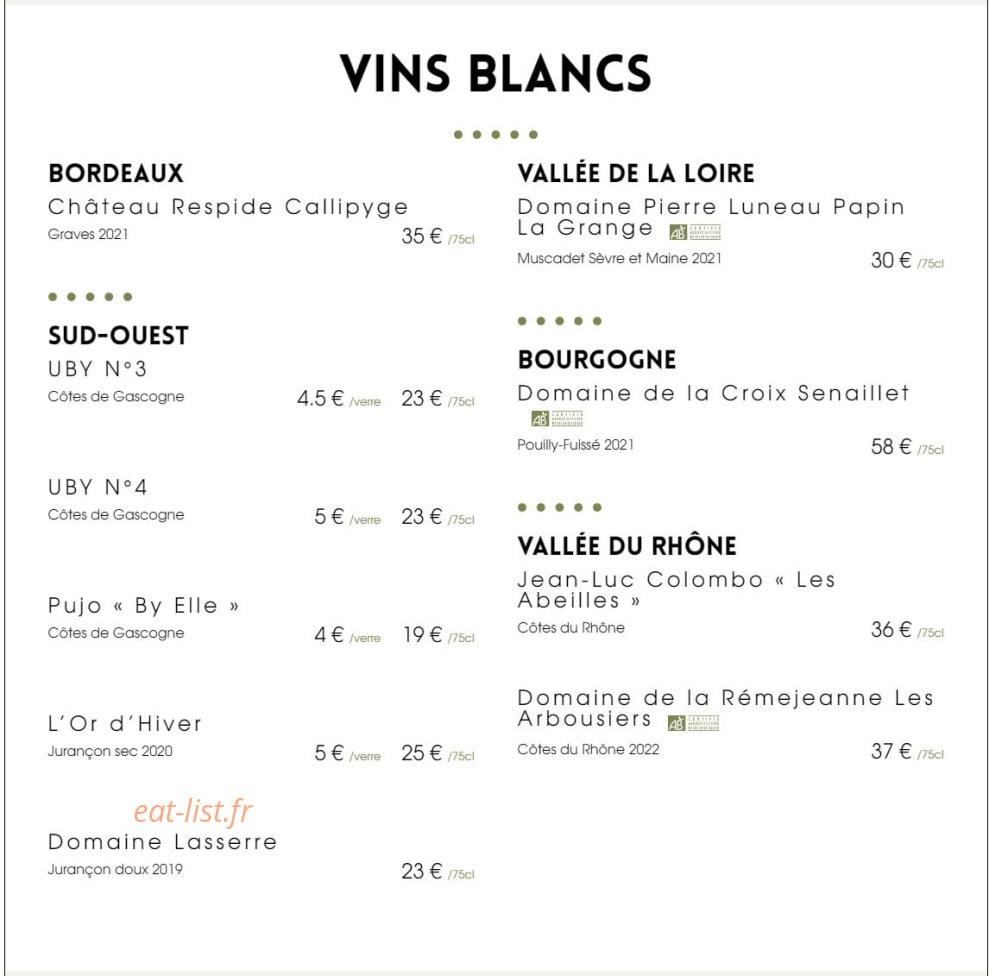 Les Allées — carte page 3