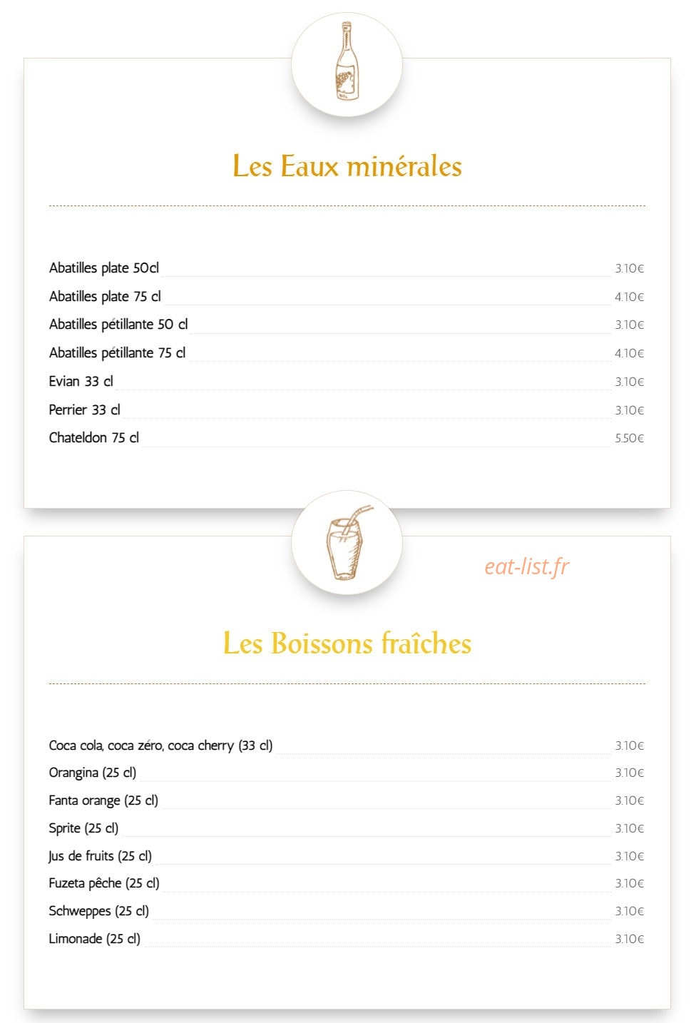 Aux trois petits cochons — carte page 4