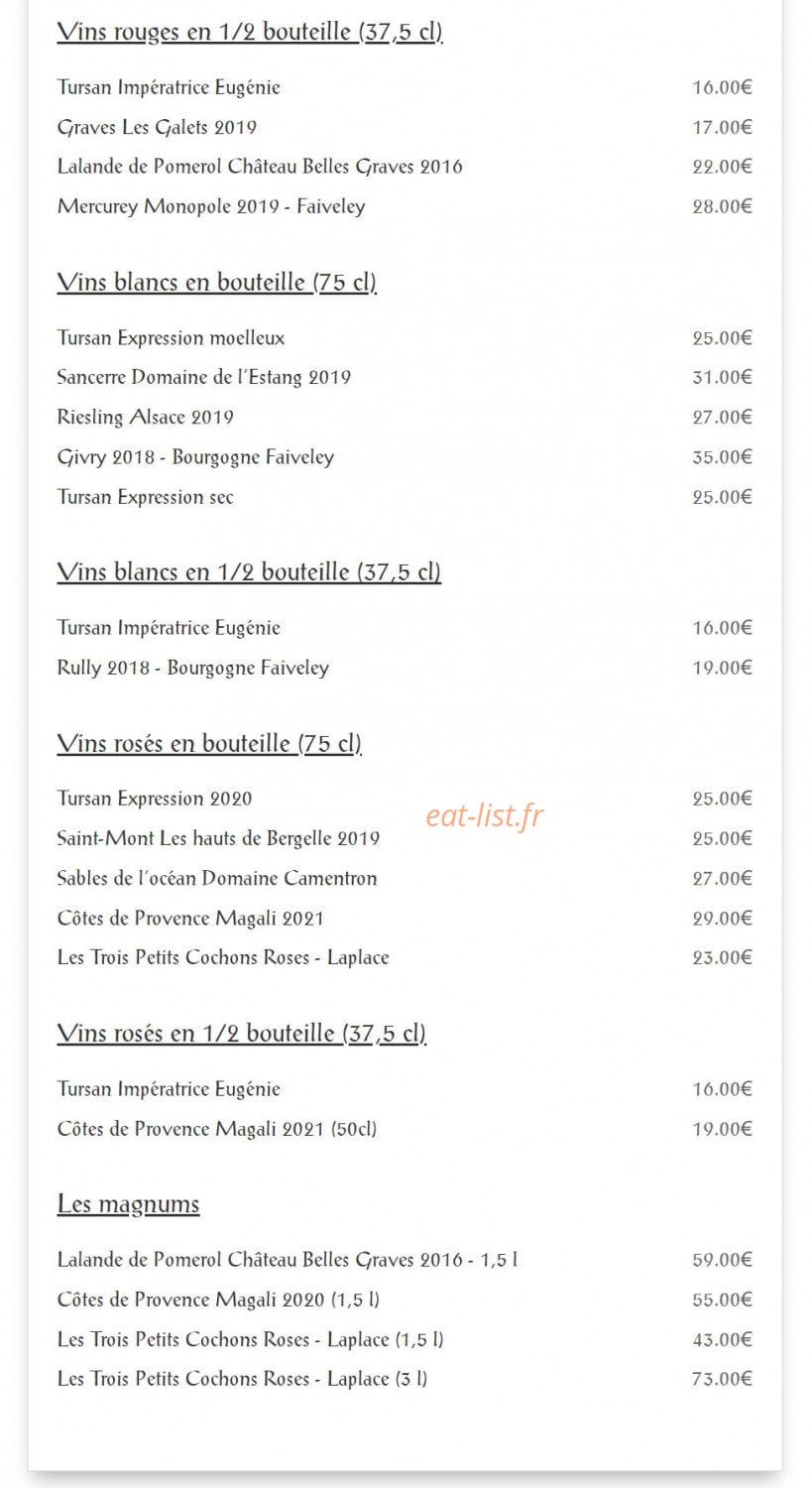 Aux trois petits cochons — carte page 6