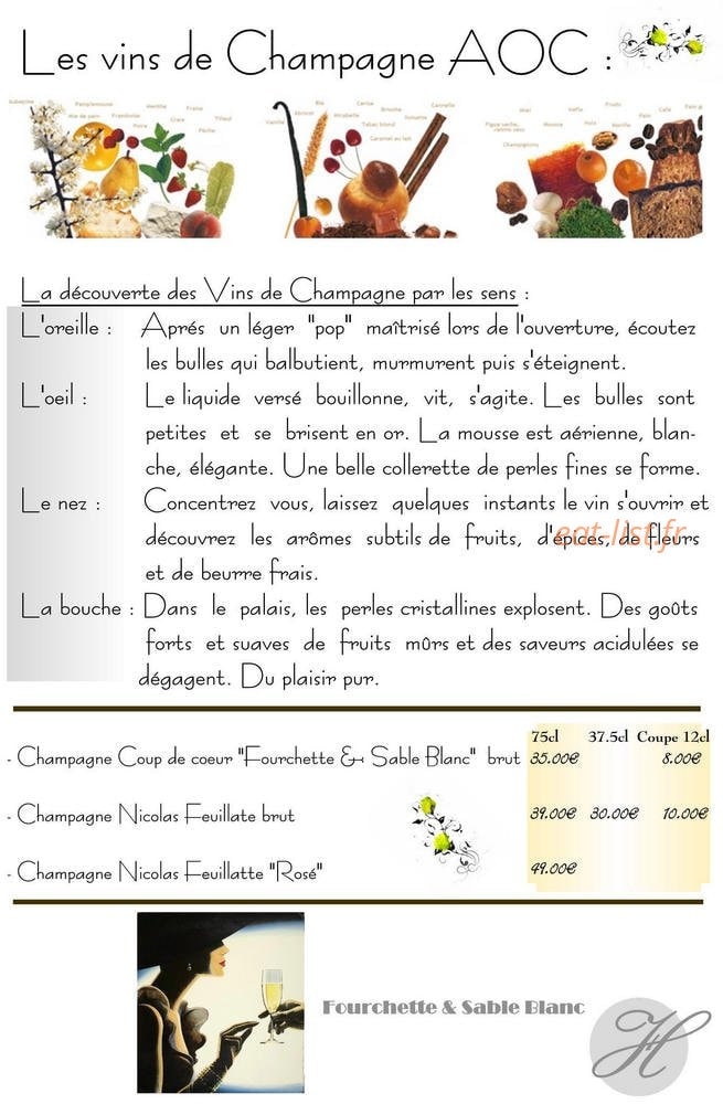 Fourchette et Sable Blanc — carte page 8