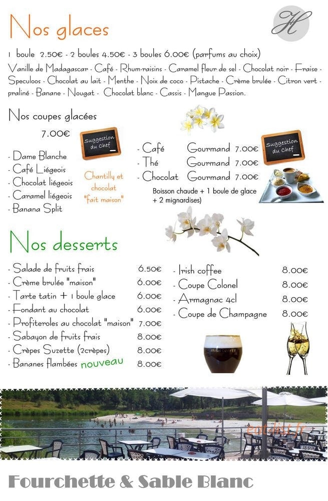 Fourchette et Sable Blanc — carte page 4