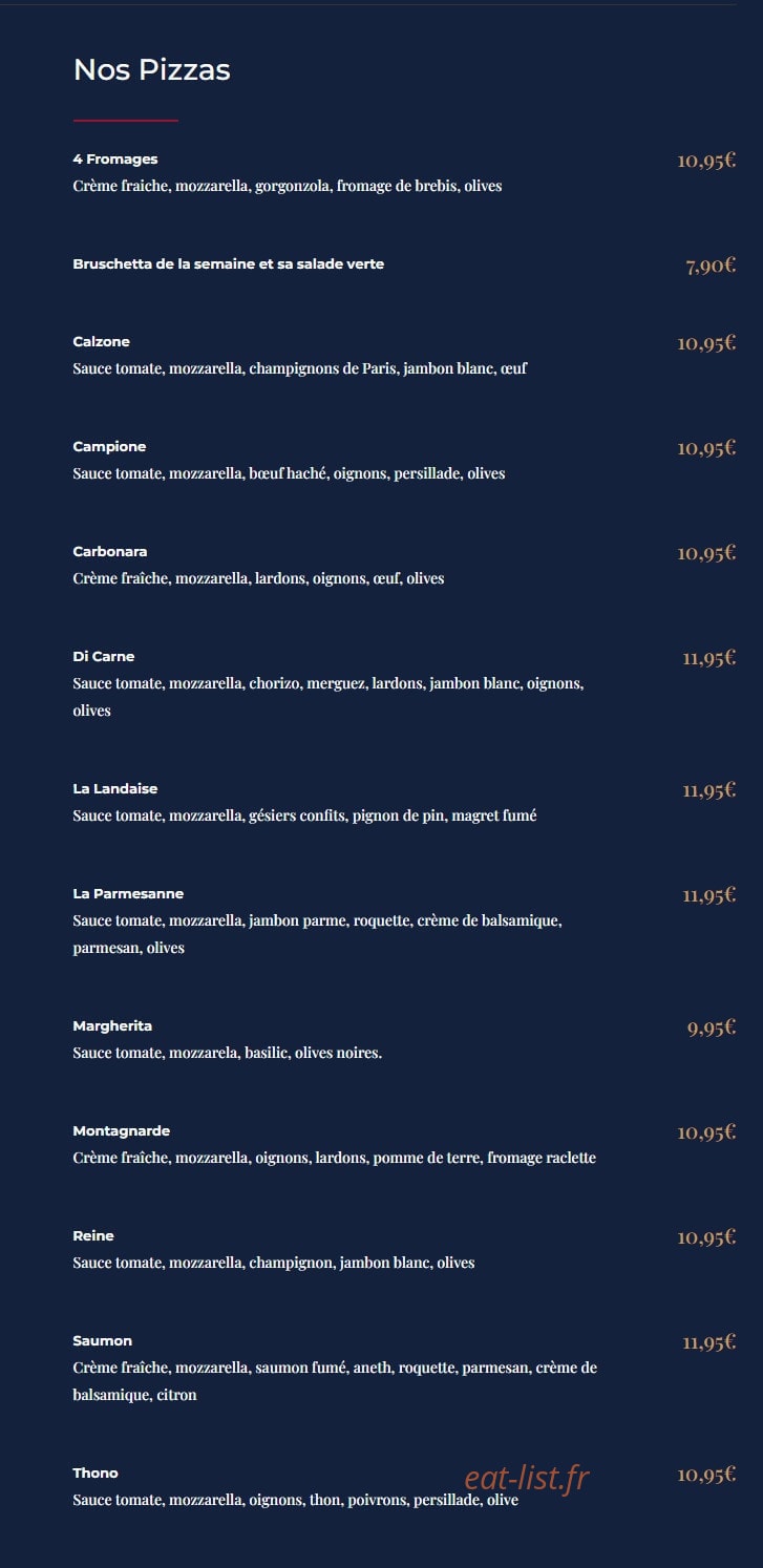 Grand Moun Saveurs — carte page 2