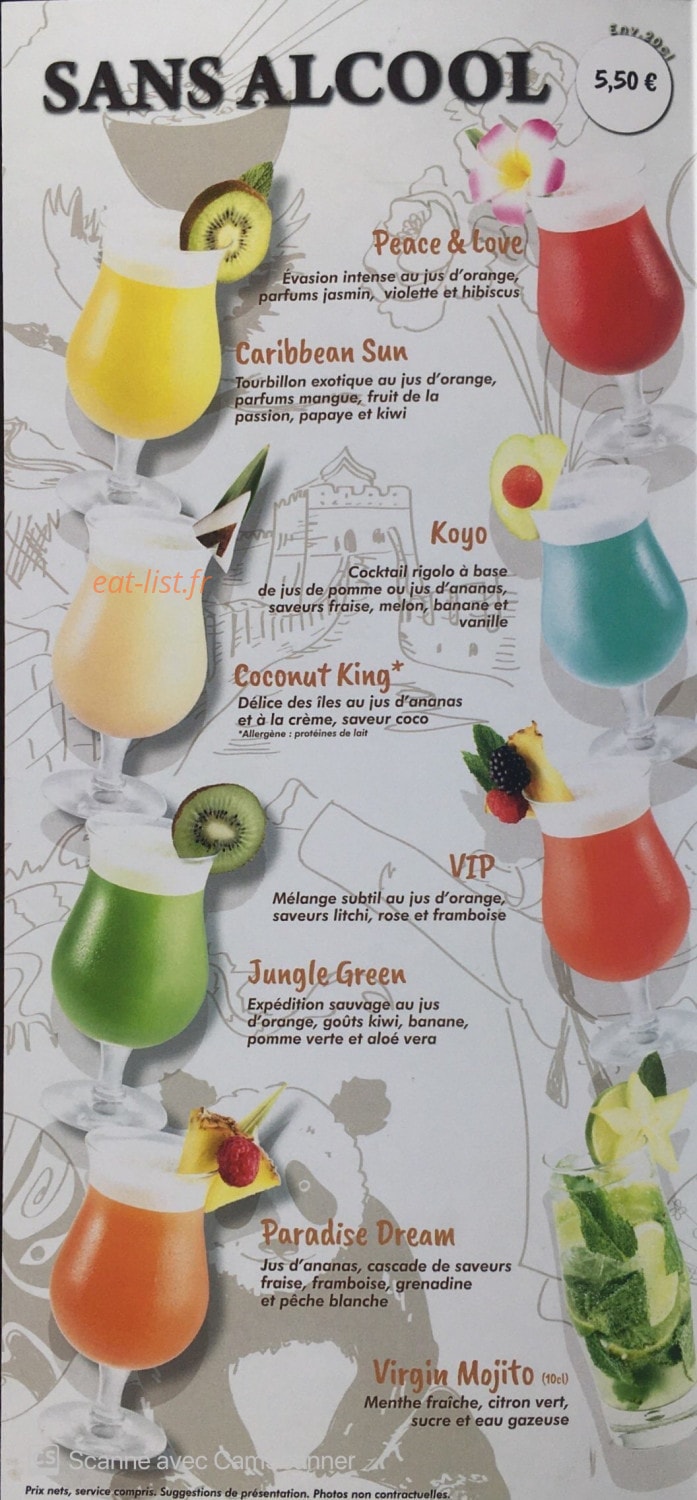 Taste & buffet — carte page 5