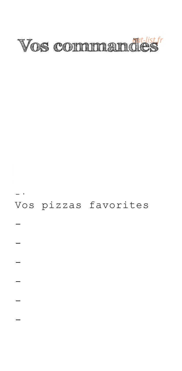Louis la Pizza — carte page 5