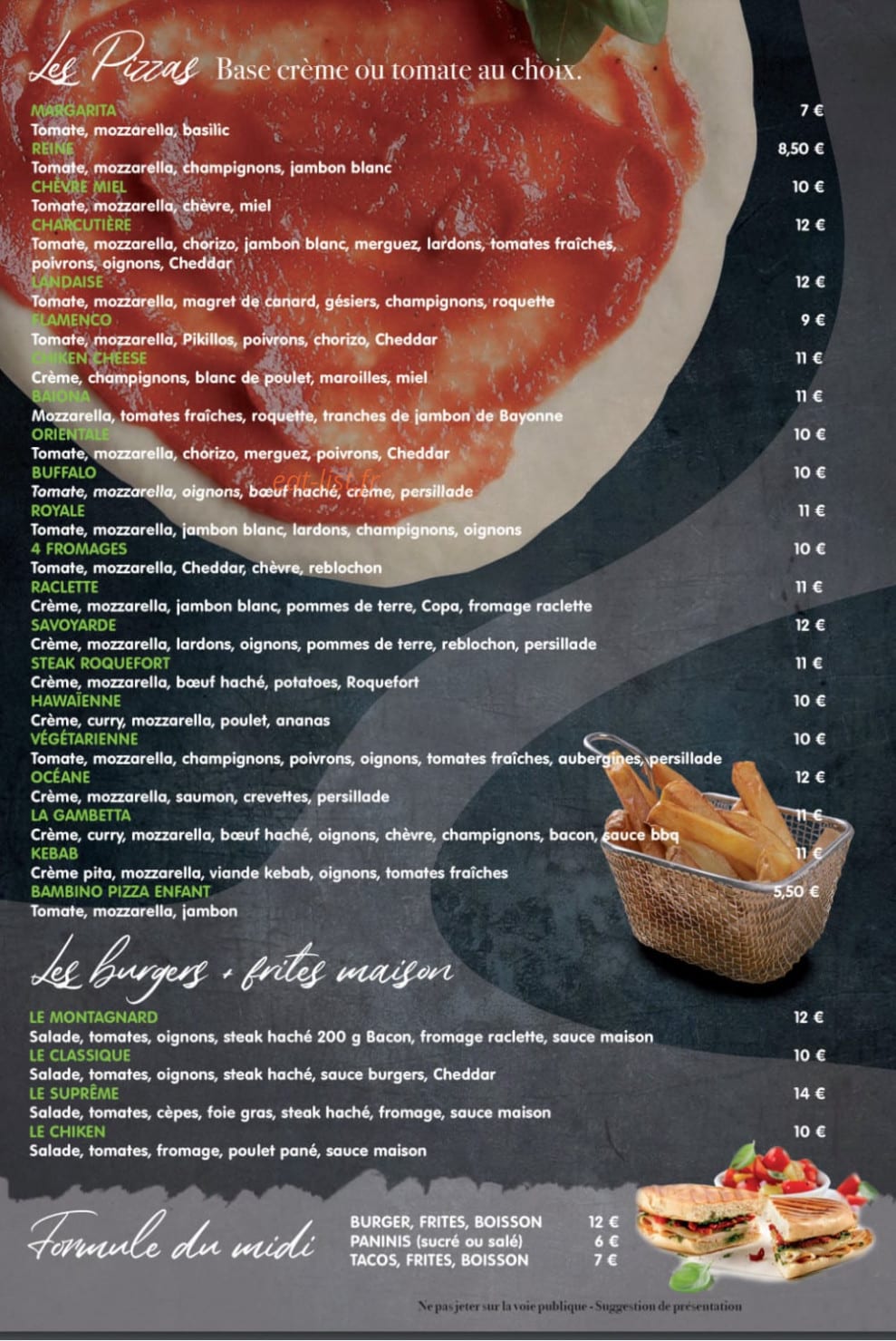 La Gambetta — carte page 2