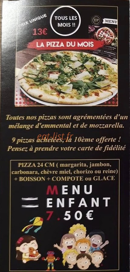 Toli Pizza — carte page 5