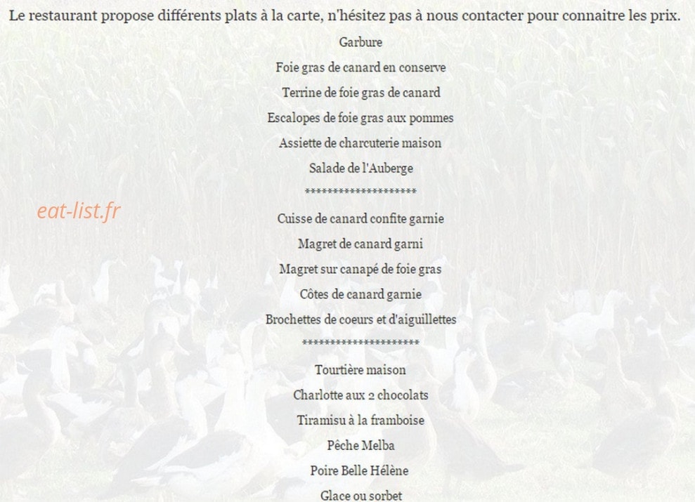 Ferme Lacere — carte page 1