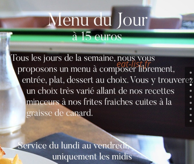 Chez Léonie — carte page 2