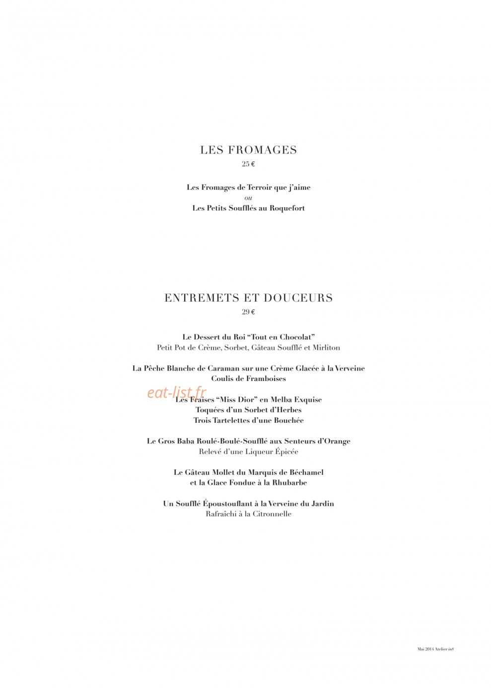 Les Prés d'Eugénie — carte page 4