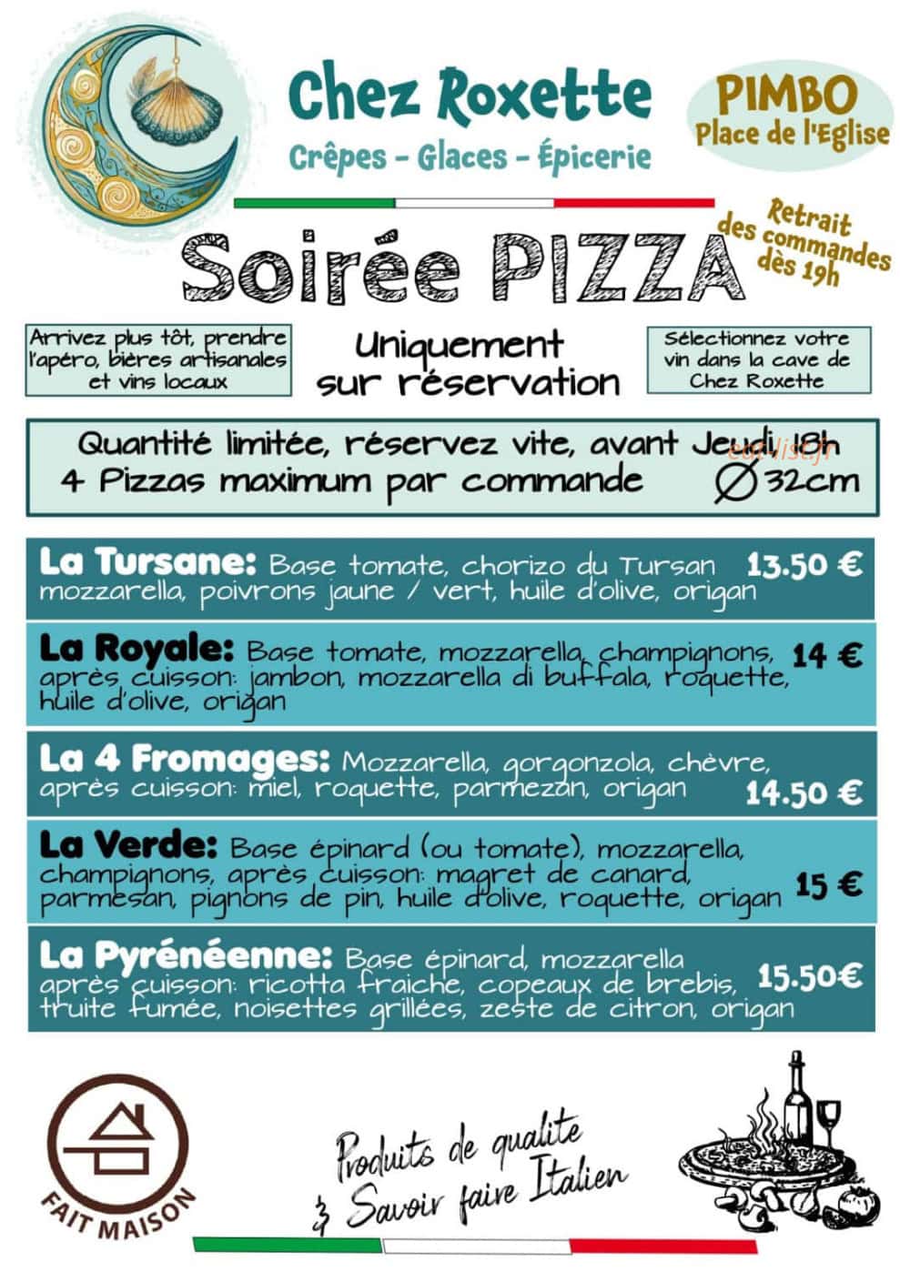 Chez Roxette — carte page 1