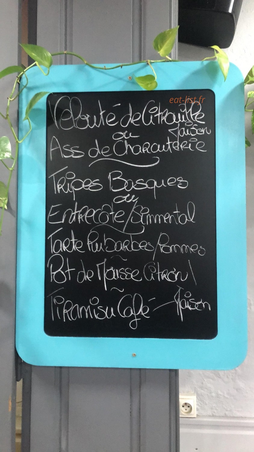 Bar des Sports — carte page 1