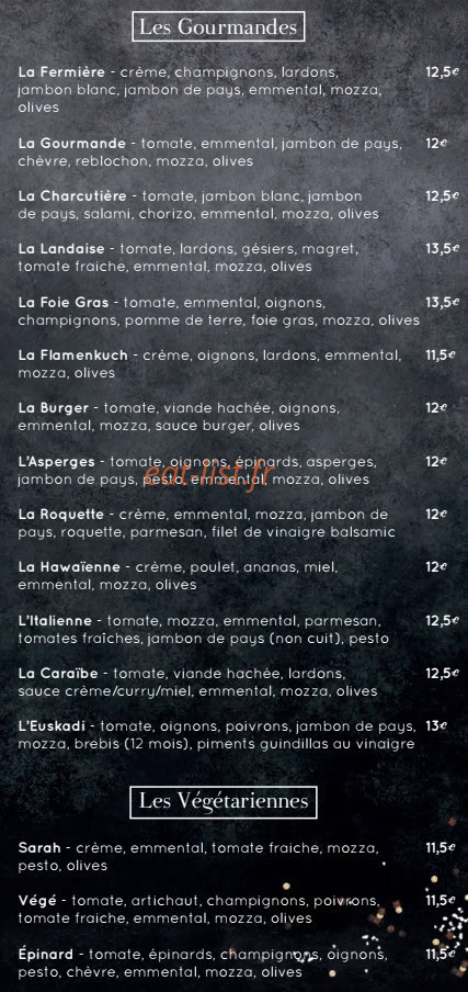 Entre Amis — carte page 3