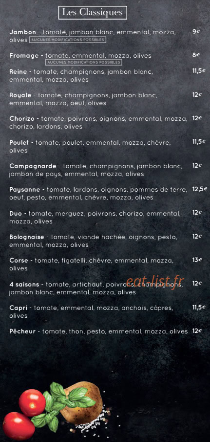 Entre Amis — carte page 2