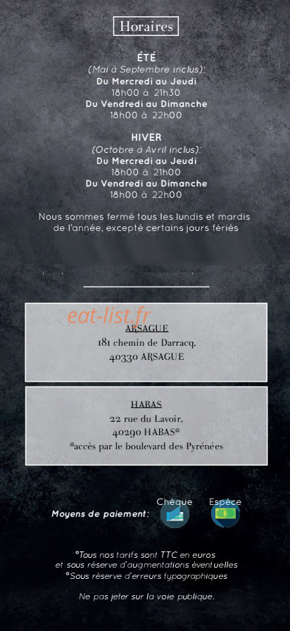 Entre Amis — carte page 6