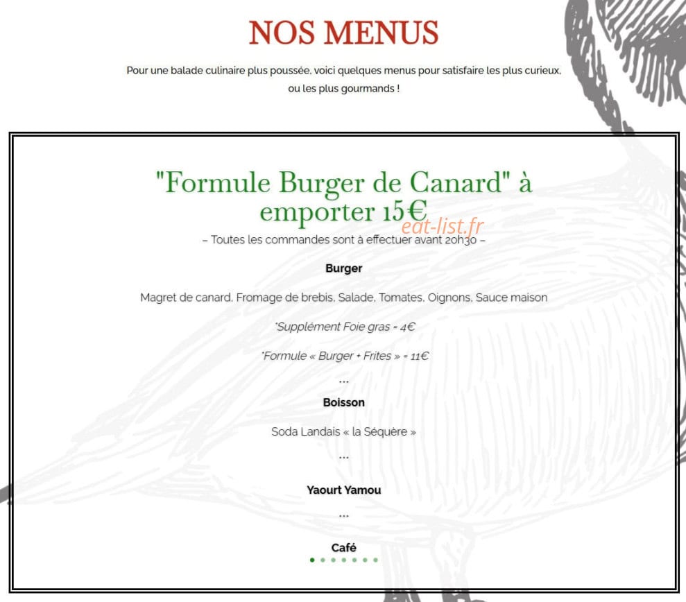 Ferme Moulié — carte page 7
