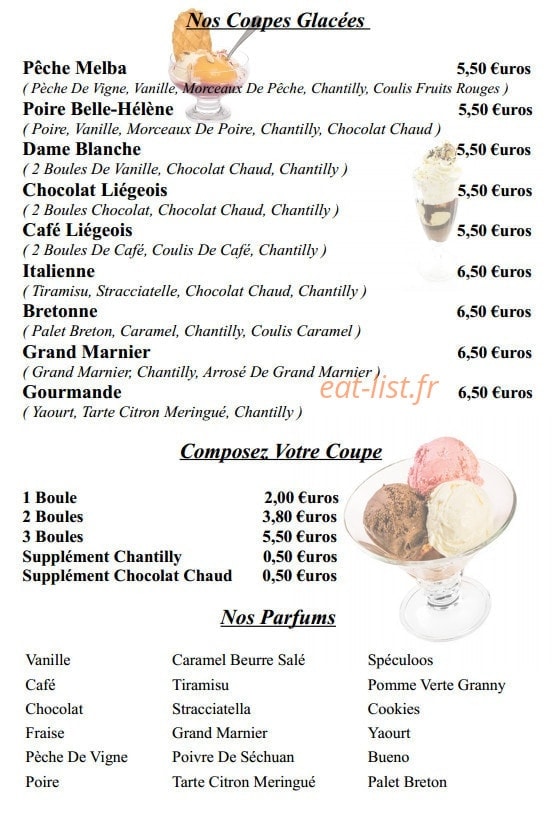 Crêperie Restaurant Du Fronton — carte page 5