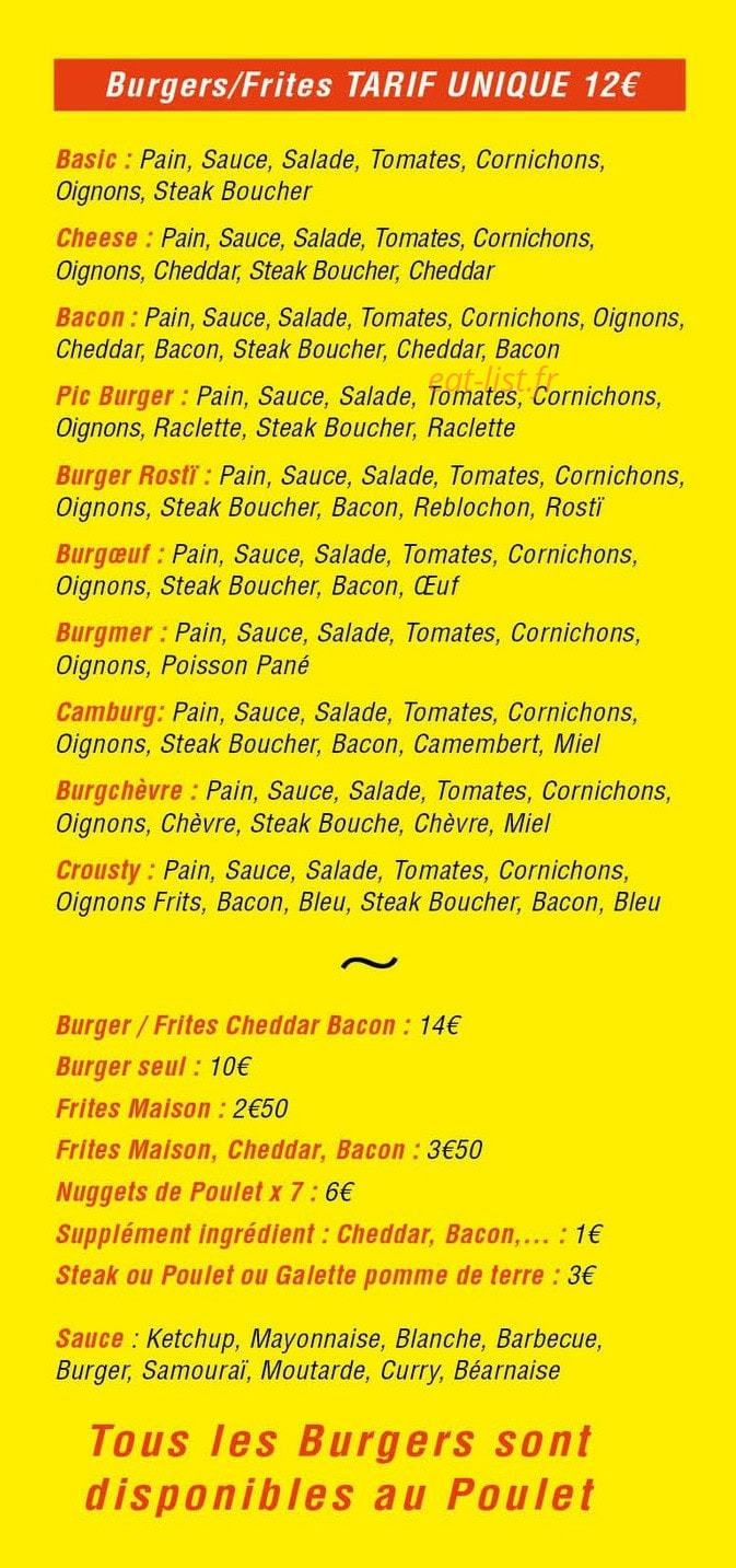 Chez Papy Pizz — carte page 4