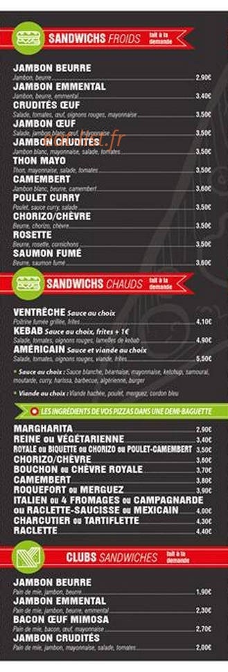 Bruno pizzas — carte page 4