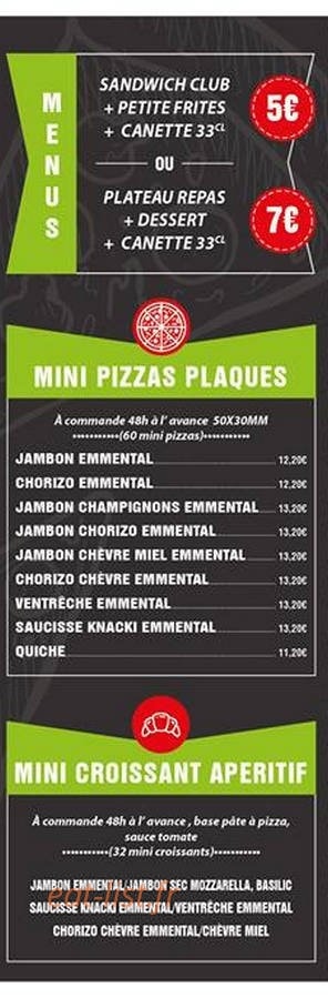 Bruno pizzas — carte page 7