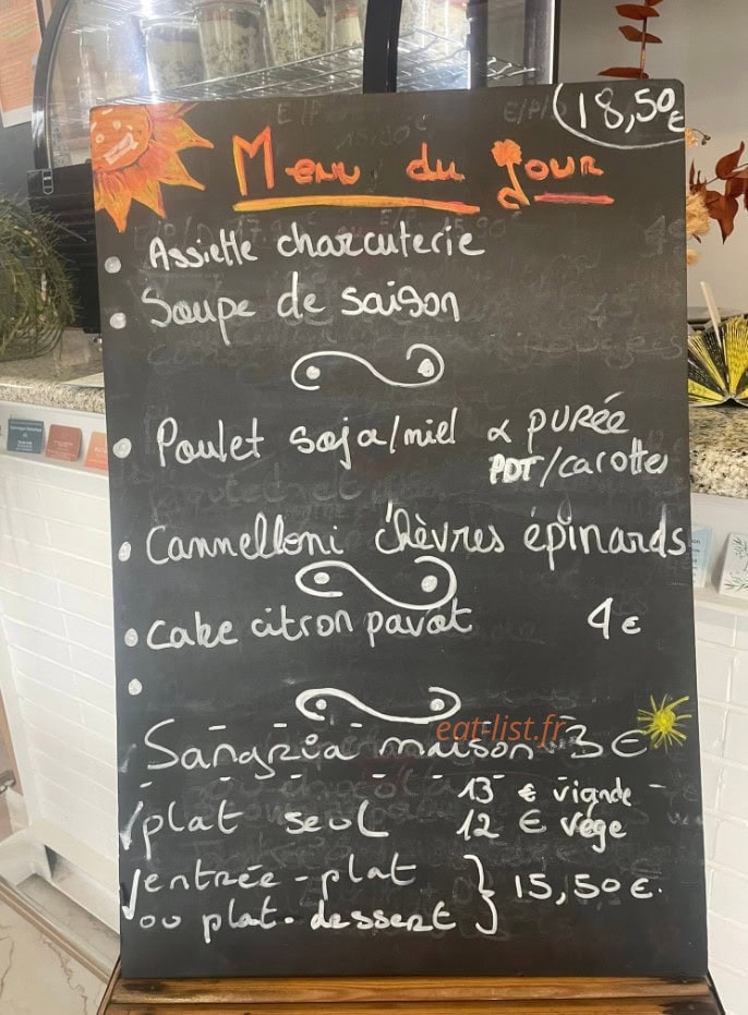 Café Terra — carte page 1