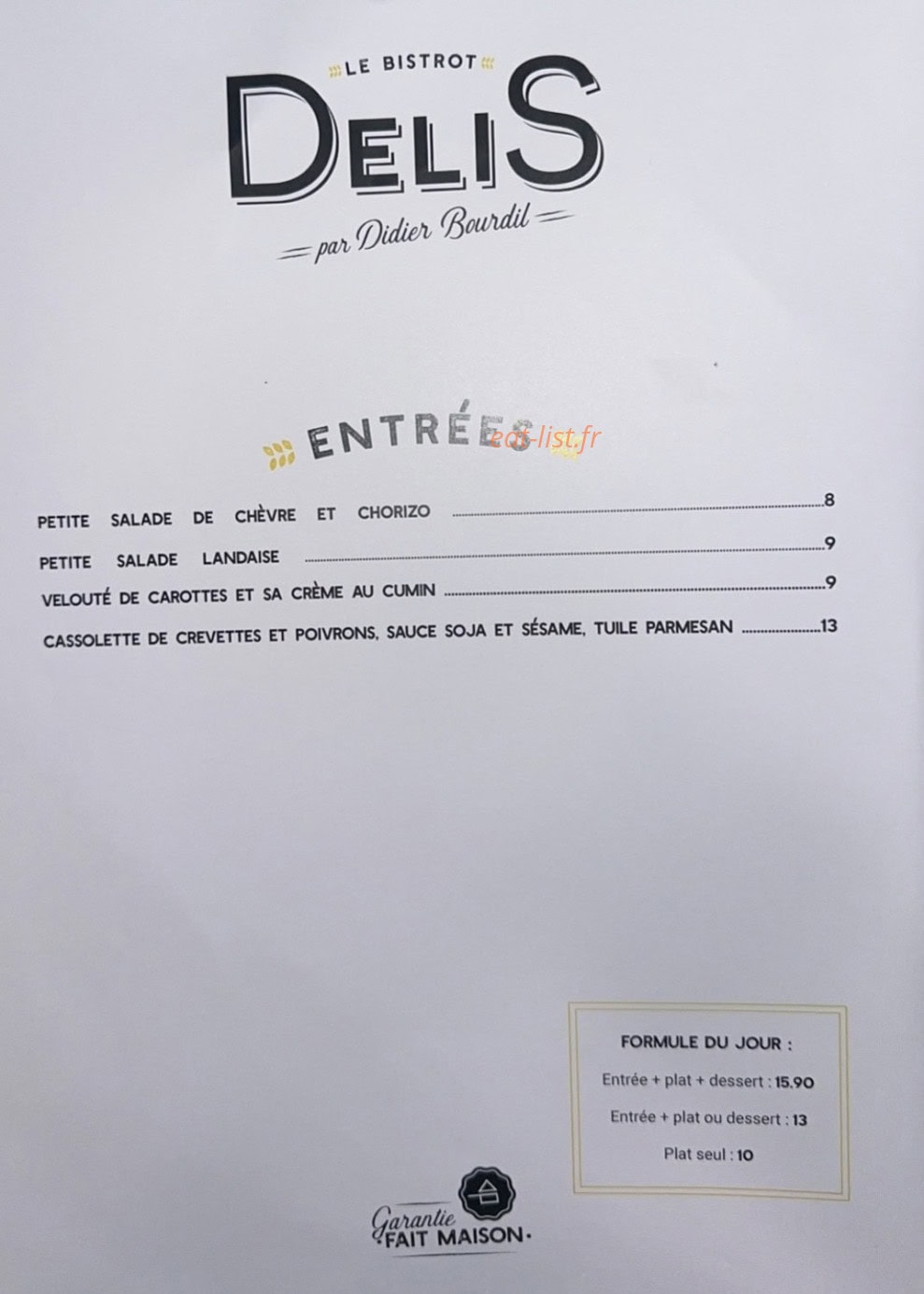 Le Délis — carte page 1