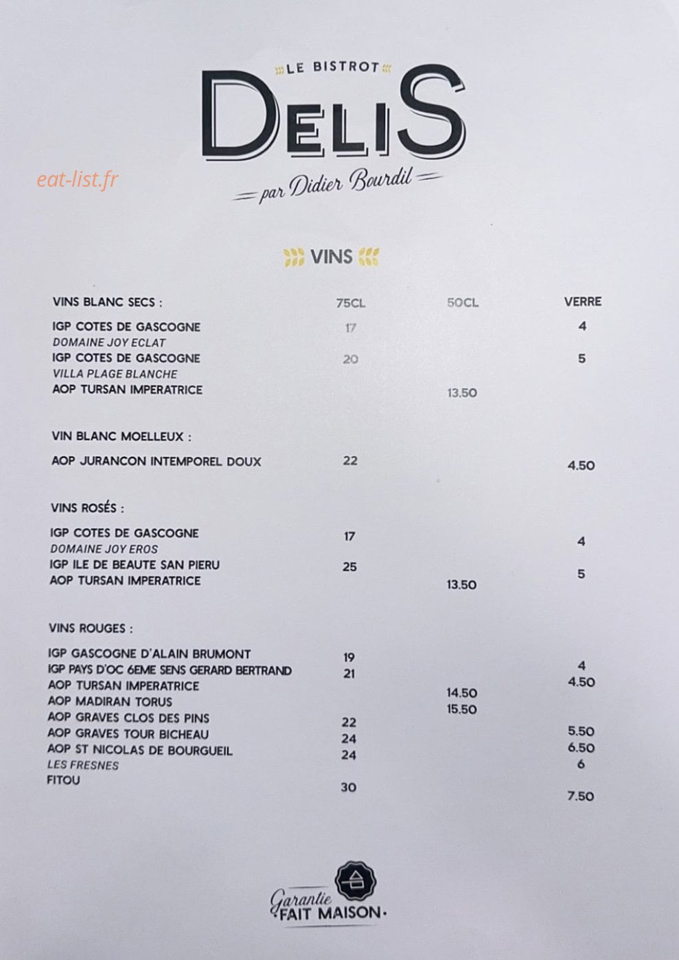 Le Délis — carte page 6