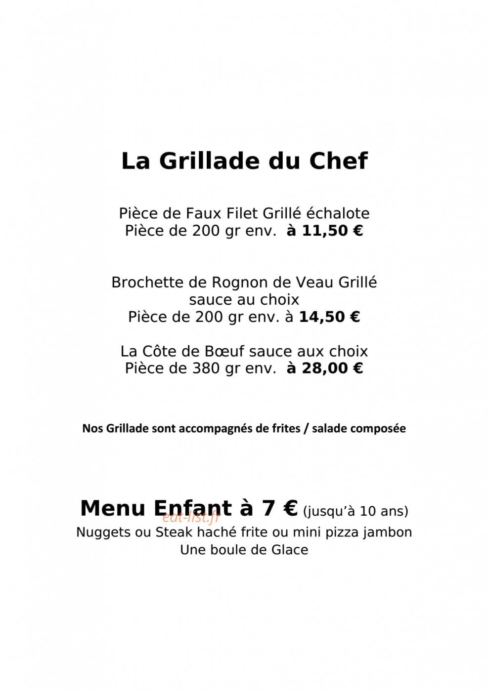 Le Domaine — carte page 2