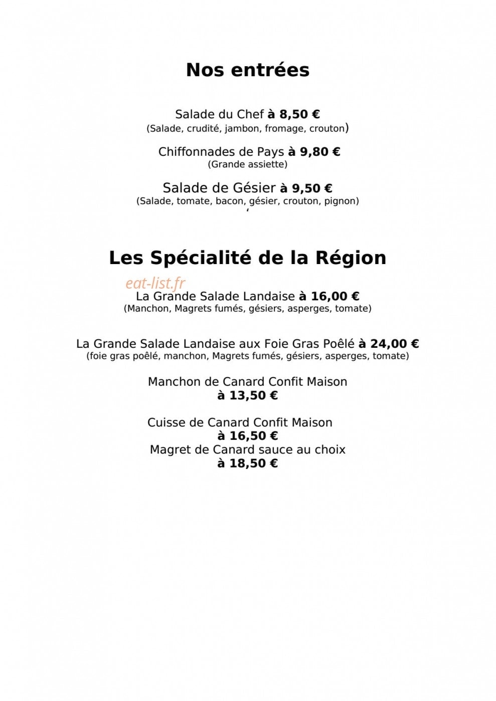 Le Domaine — carte page 3