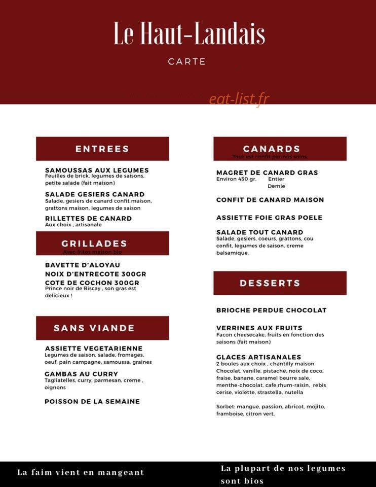 Le Haut-landais — carte page 1