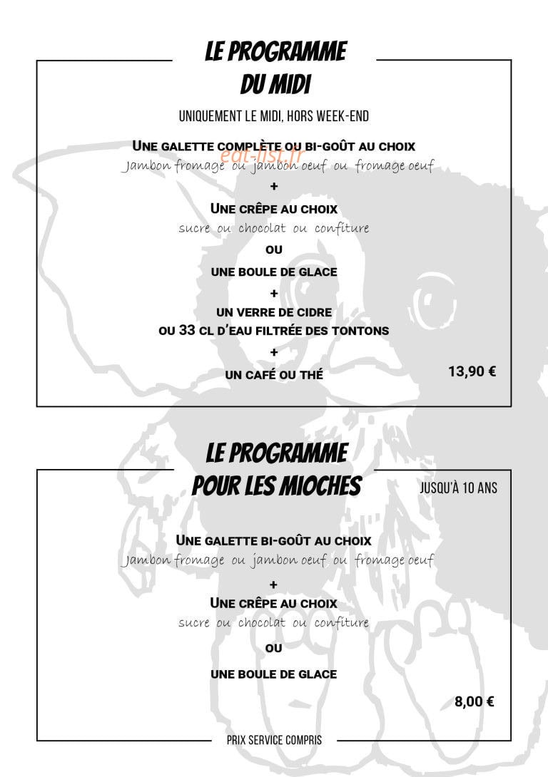 Les Tontons de l'Arriu — carte page 5